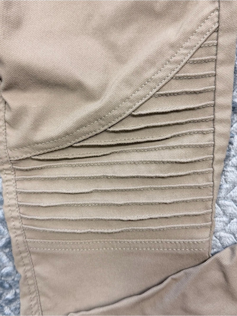 Prana Women's Kara Moto Skinny Pants - Khaki Tan Size 6 - Picture 5 of 14